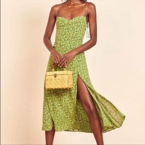 Reformation Floral Crimini Midi Dress